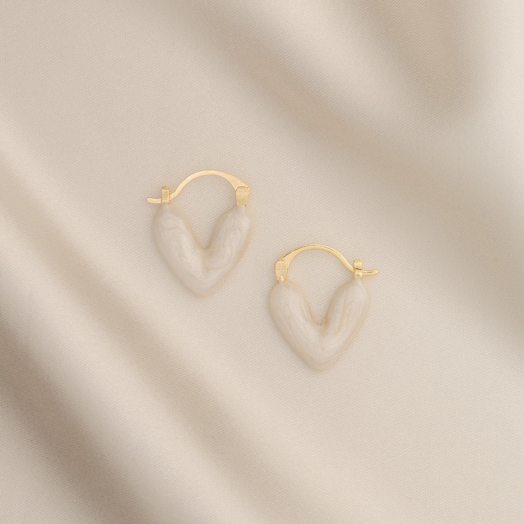 Bilandi Shiny Heart Earrings