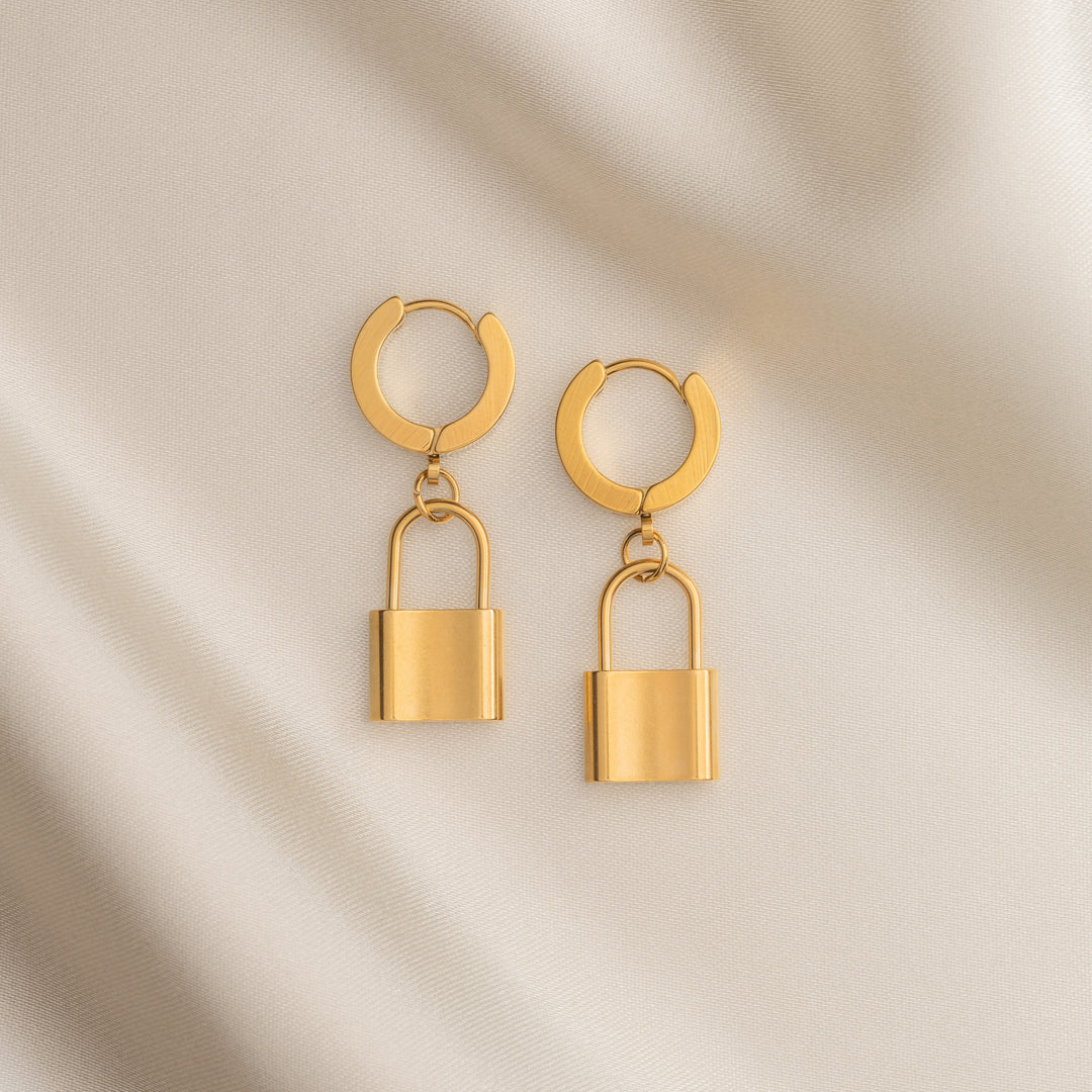 Lock Earrings