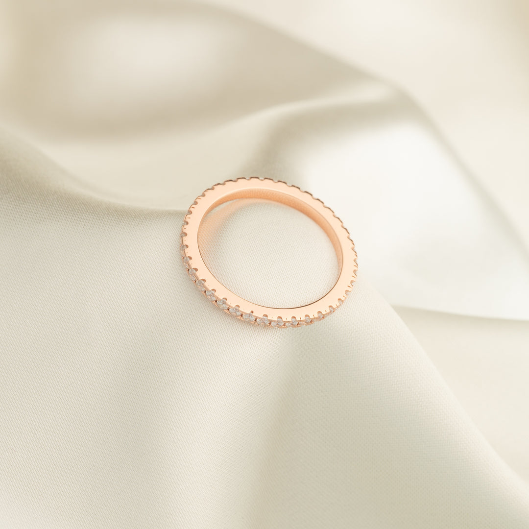 Rose Gold Stone Ring