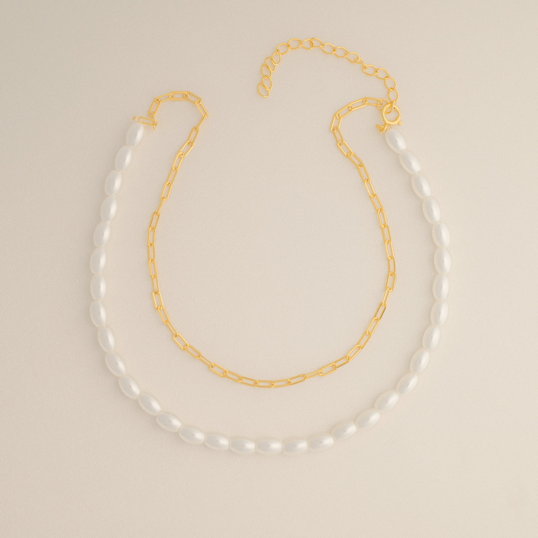 French Millet Pearl Choker