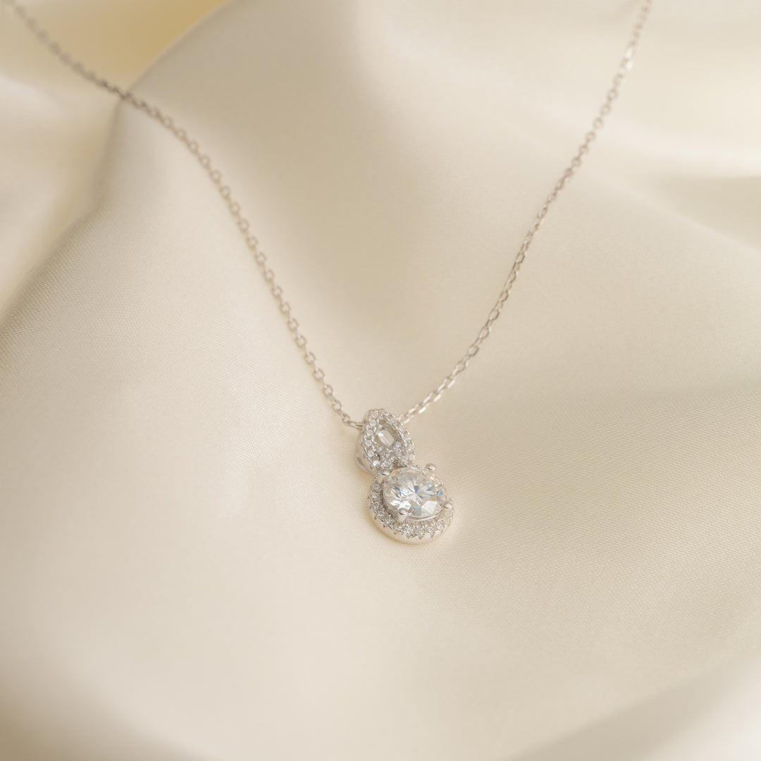 Moissanite Pendant Necklace