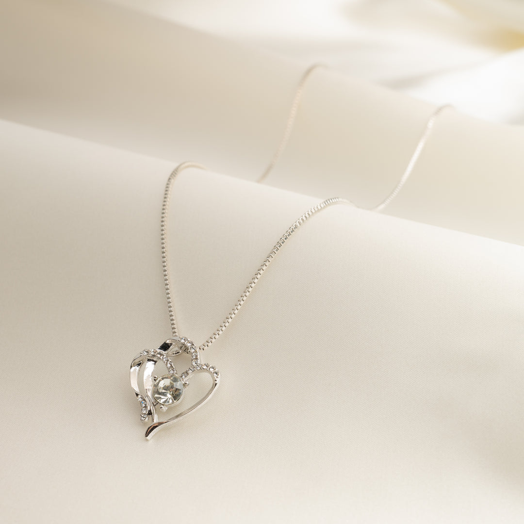 Heart Zircon Necklace