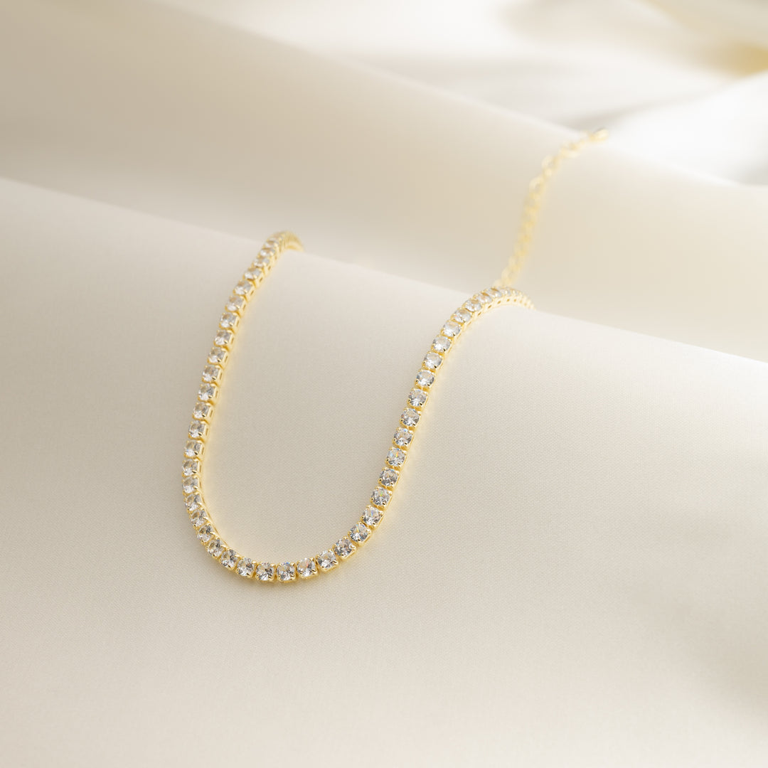 Crystal Short Chain Necklace