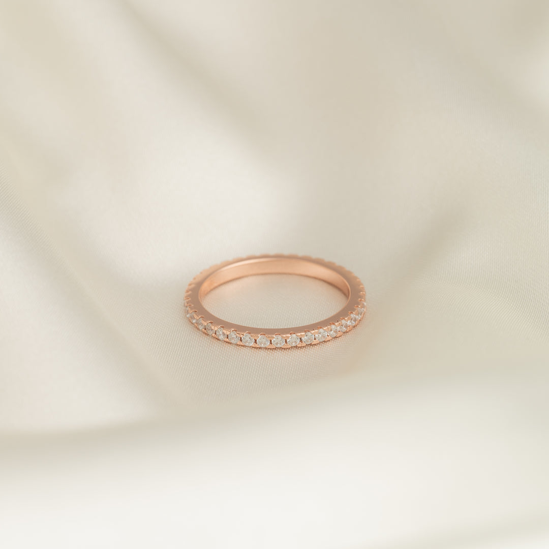 Rose Gold Stone Ring